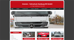 Desktop Screenshot of intensivfahrschule-hamburg.de